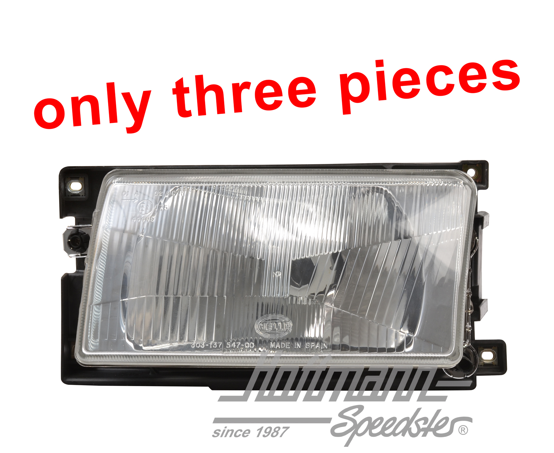 Phare, Polo 3, 90-94, Hella, gauche                                                                 