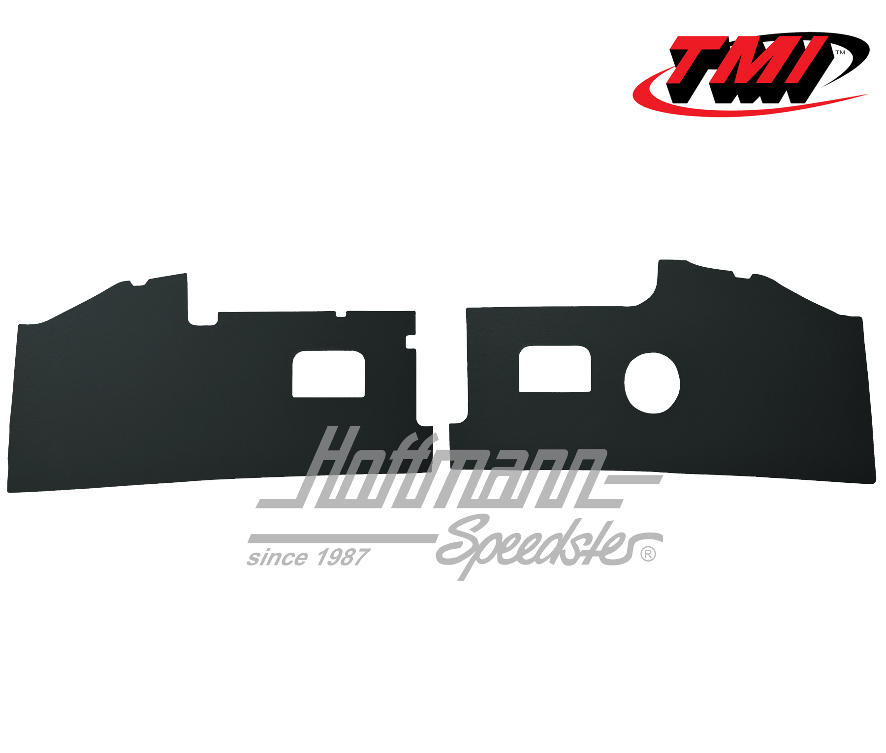 Garnitures de panneau avant, 8.67-7.70, noires | 10-2121-11 | 098-0547-01