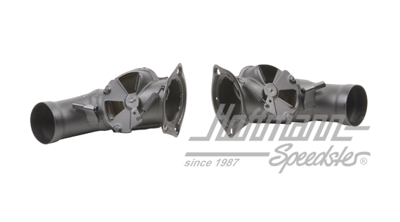 Boîte de volets de chauffage, 87-89, inox/noir                                                      