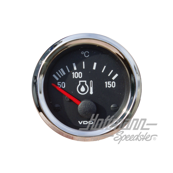 Thermomètre d'huile "COCKPIT INTERNATIONAL", chromé | 310 030 003 G | 021-0459