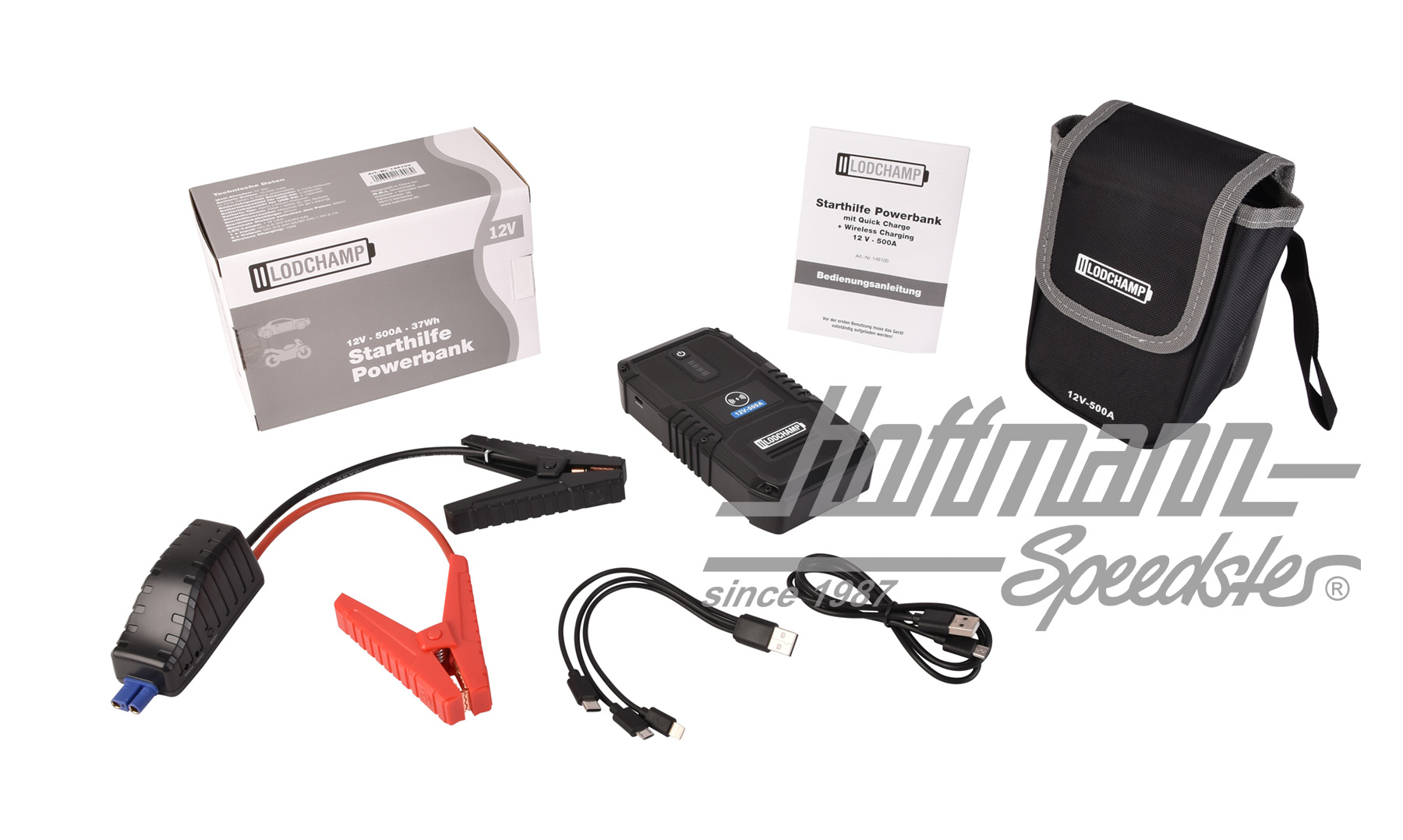 Support de démarrage avec powerbank, 12V, 500A | 136103 | 027-0930-12