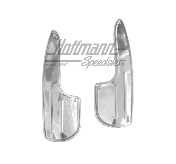 Sabots d'ailes arrière "Style Robry", inox poli | 00-6444-0 | 020-2048