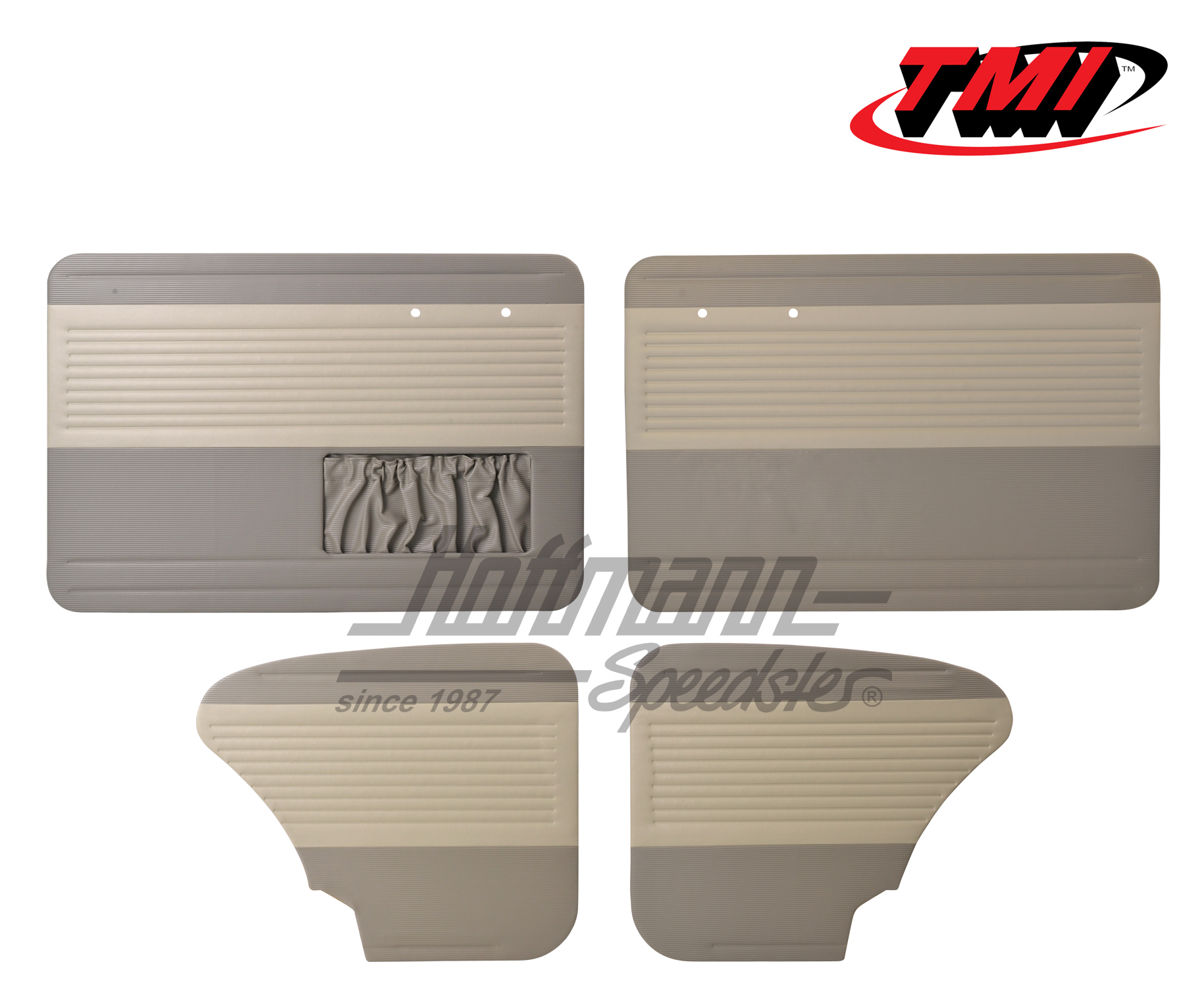 Panneaux de portes, Cox Berline, 64-66, blanc cassé/gris | 19-1123-16-15 | 055-7514-03