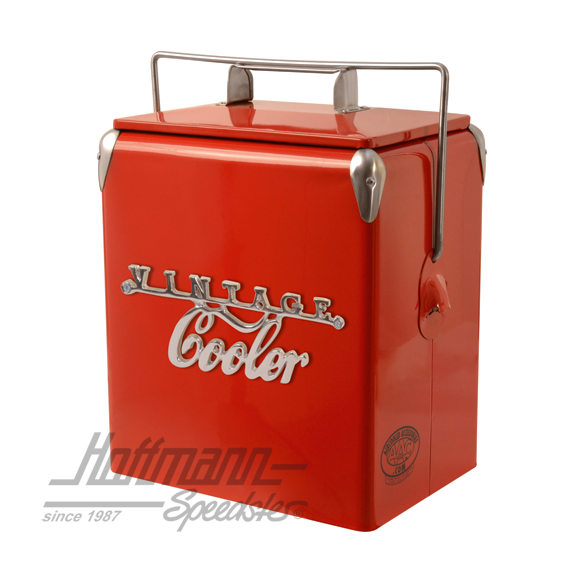 Glacière, Vintage Cooler, rouge | AAC077VC | 021-2400-10