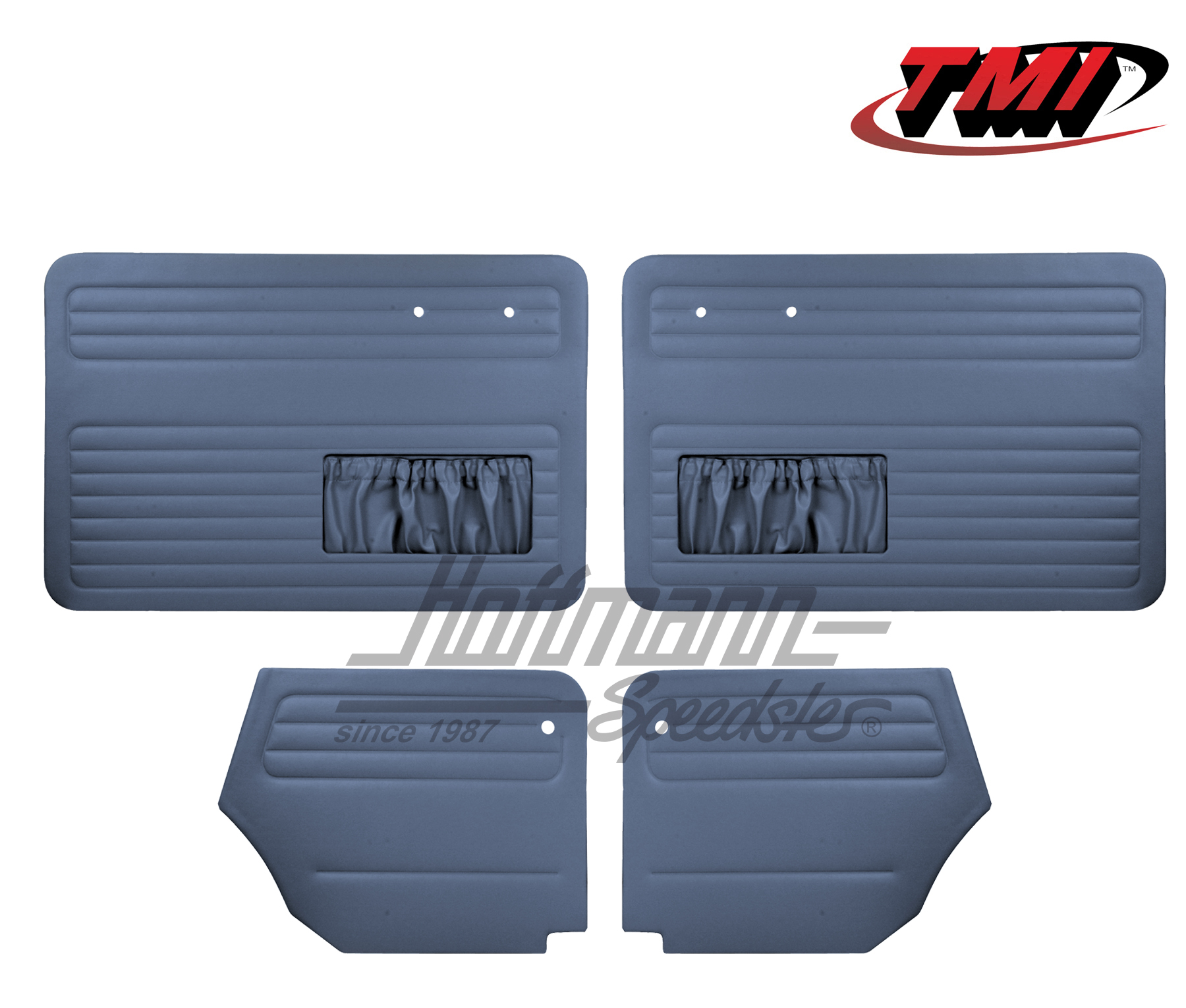 Panneaux de portes, Cox Cabriolet, 64-66, bleus | 10-1328-18 | 055-7568