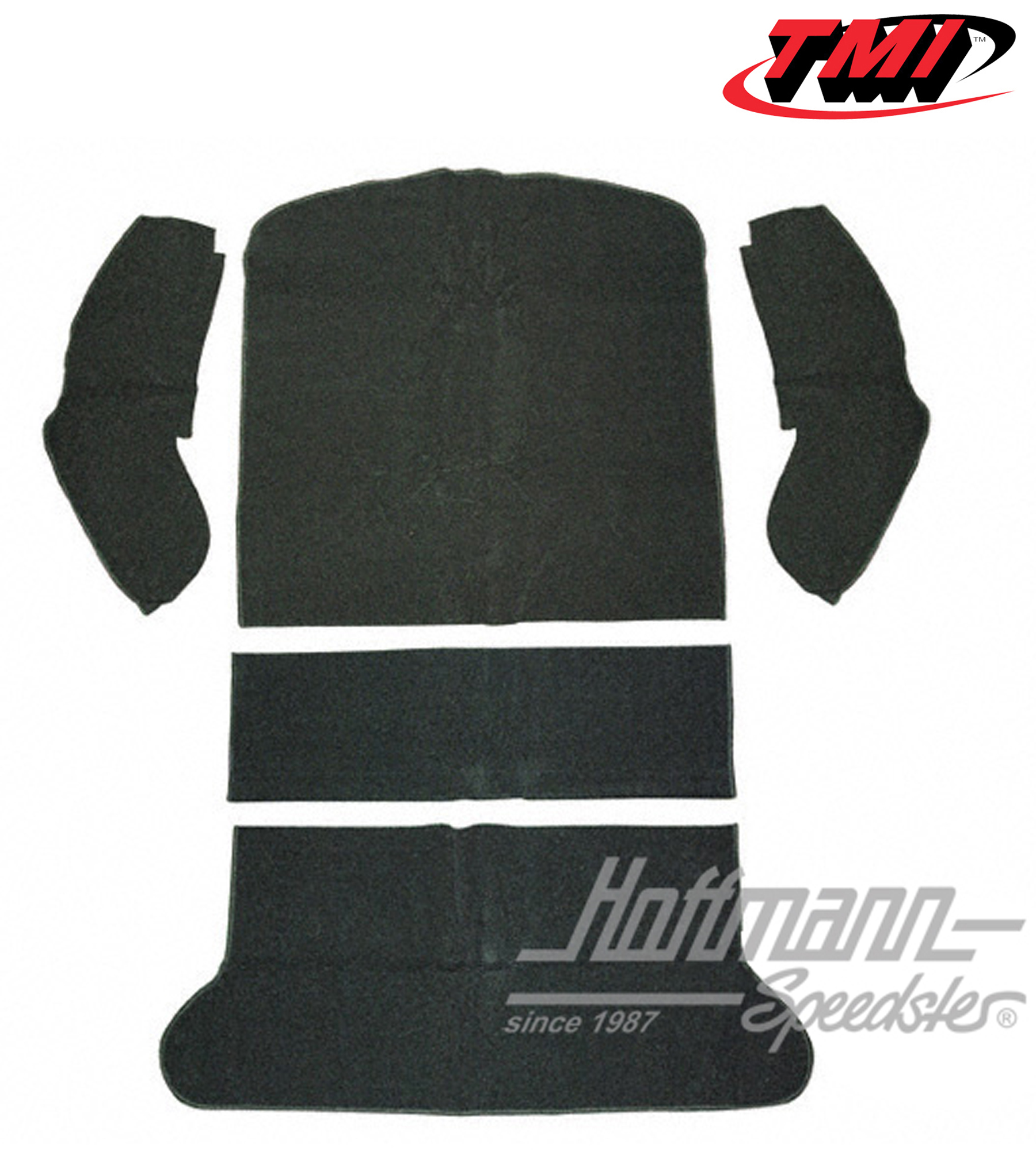 Tapis de coffre arrière, Berline, velour, noir, 8.64-7.72 | 34-R1102-801 | 055-7634