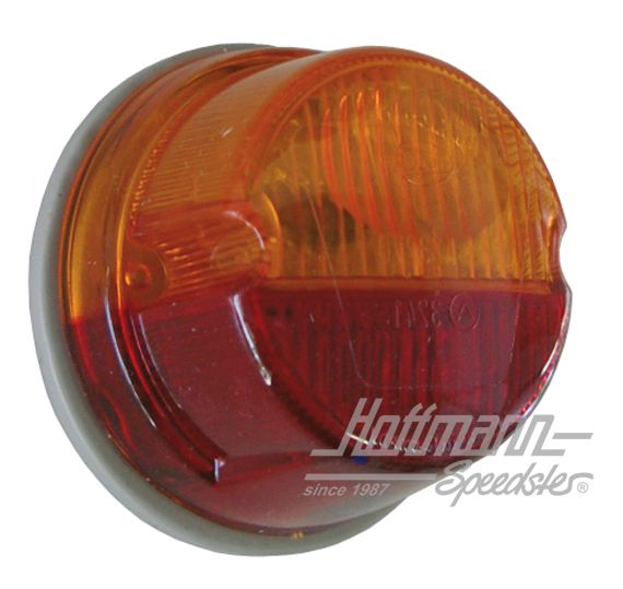 Feu d'arrêt/clignotant, rouge/orangé | 2SB 001 259 261 | 020-4468