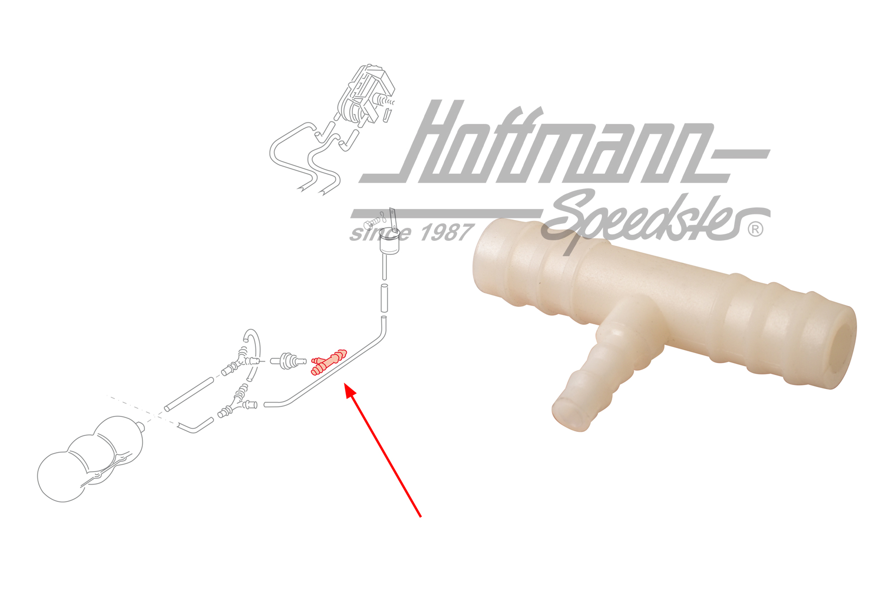 Pièce en T, blocage de différentiel, Snycro | 251 711 861 | 315-1000-08