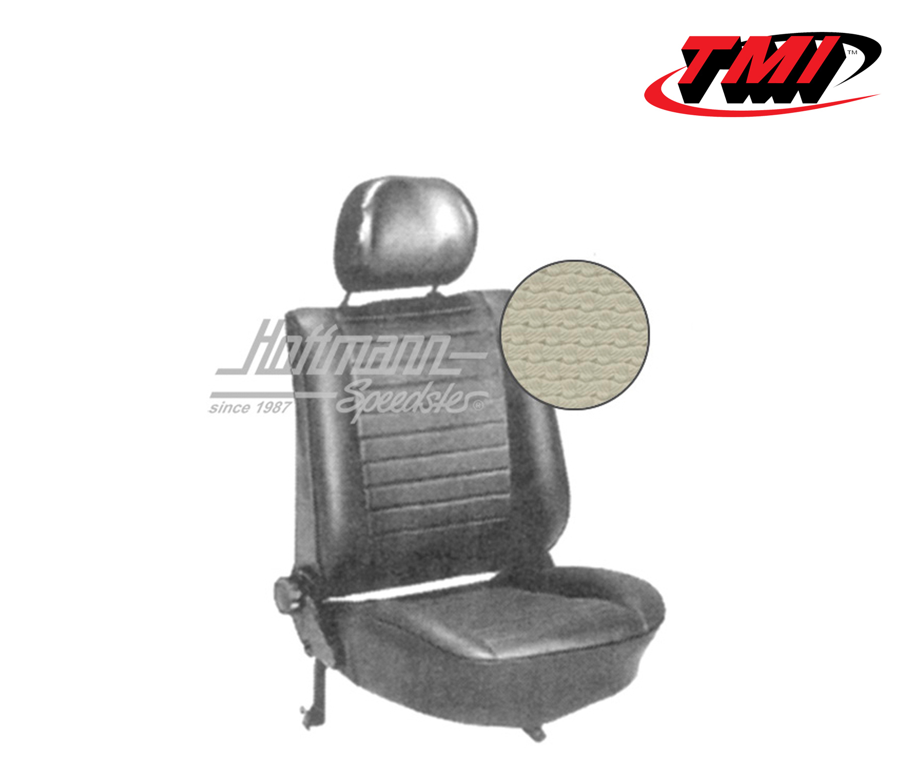 Housses de sièges, Berline, 8.76-, tissu natté, blanc cassé | 43-1129-05 | 055-5450