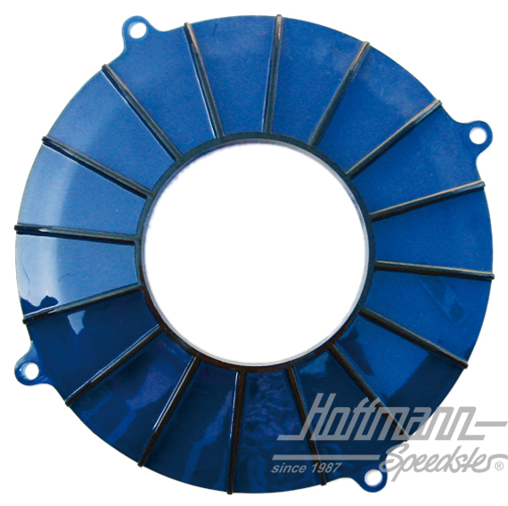 Plaque arrière, dynamo/alternateur, Turbo-Style, bleue | AC 119 285 | 010-1416