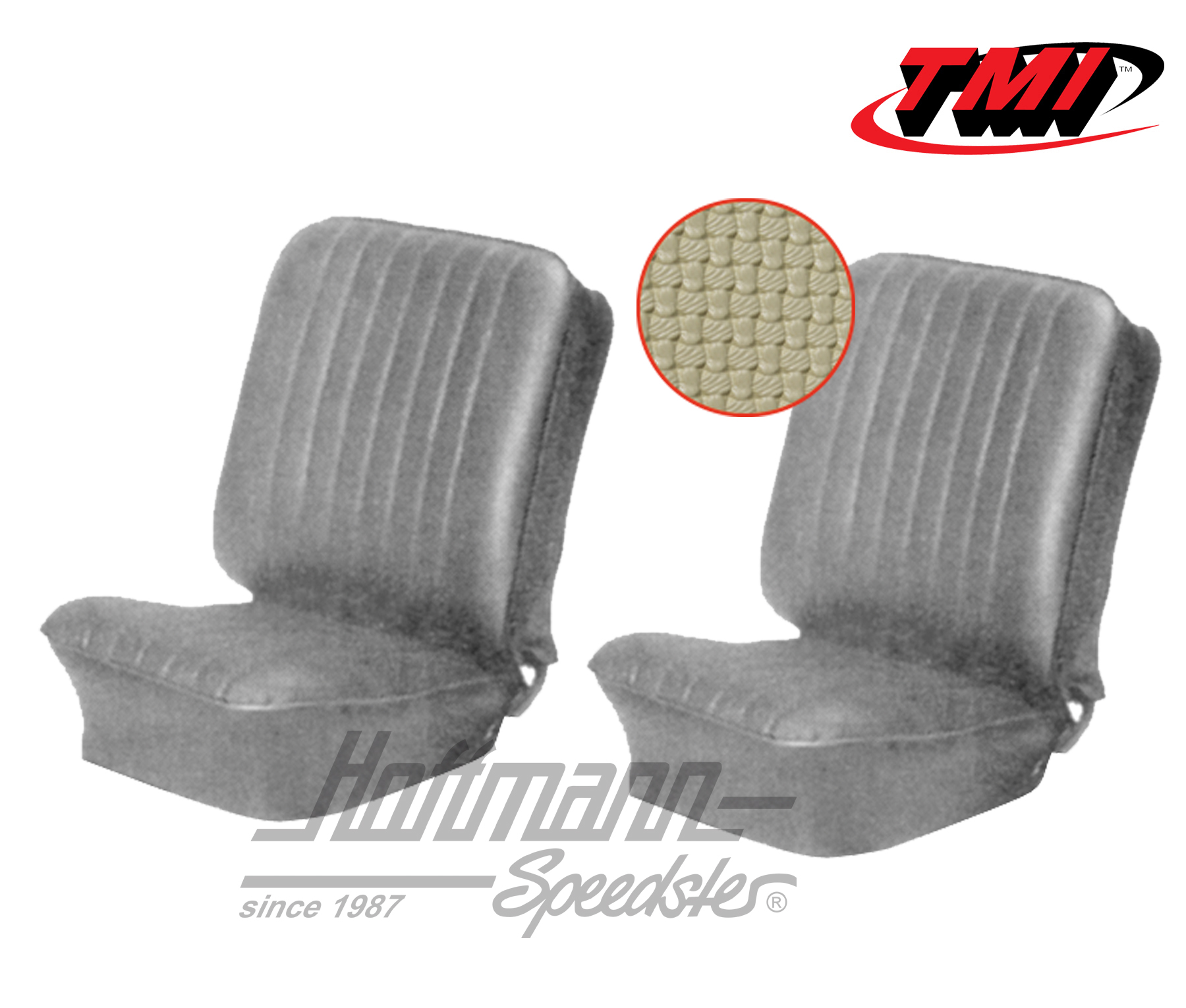 Housses de sièges, Karmann Ghia, 55-60, beiges | 43-1501-04 | 066-0065-30