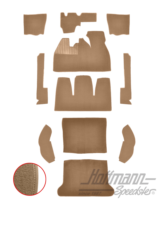 Kit moquettes, Cox Berline, 8.61-7.68, beige |  | 026-5425