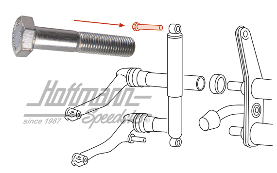Vis, amortisseur, avant, supérieur, M12 |  | 020-4235-05