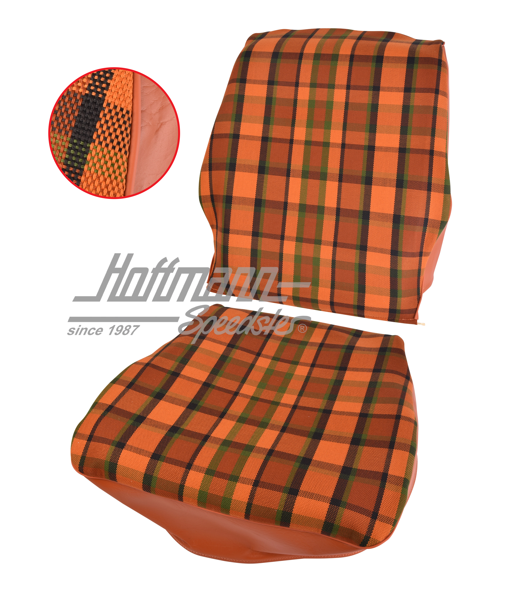 Housse de siège, Westfalia, rouge/orange, 74-79                                                     