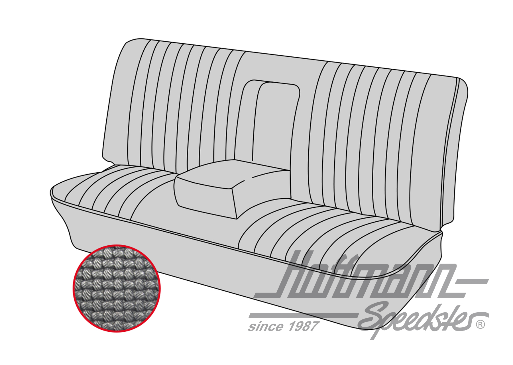 Housse de banquette, Type 3, 4.61-7.72, noir | 43-3212-01 | 069-9620-01