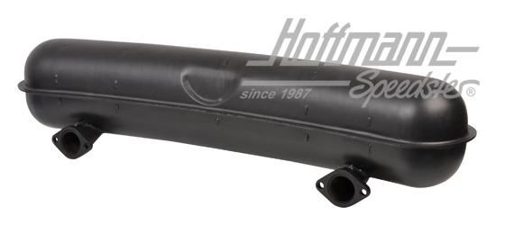 Silencieux de sport, tôle d'acier, 2x75mm, 66-73                                                    