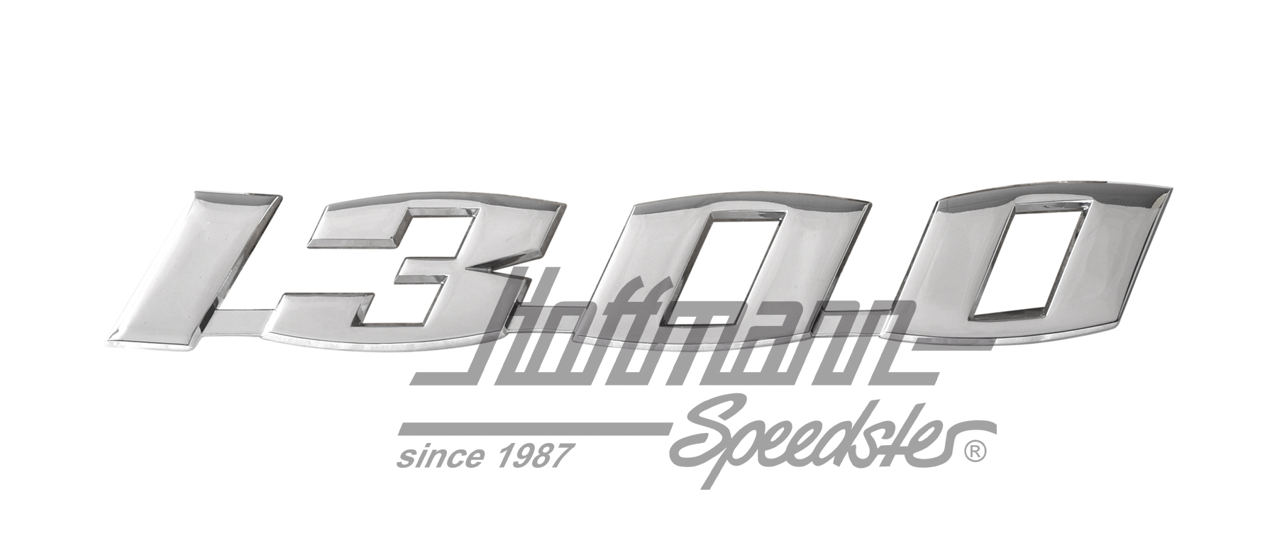 Sigle "1300", 15.5 x 2.5 cm, chromé | 113 853 687 | 020-6067-01