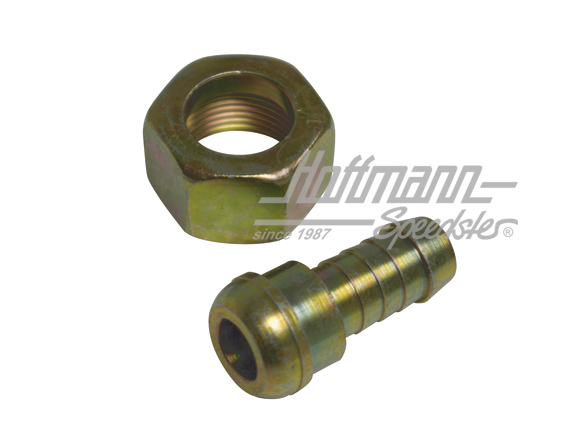 Ecrou-raccord et nipple pour taraudage 1/2" | 8034..1310 + 8010..1000 | 020-0421