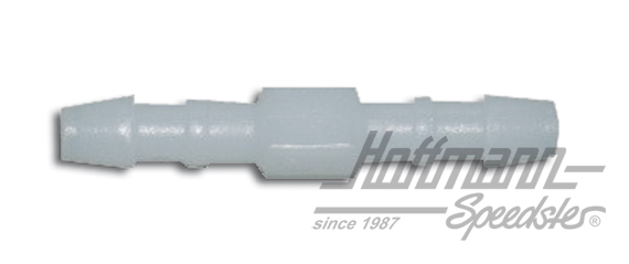 Raccord de tuyau, droit, 8mm, plastique | GS 8 | 020-0785