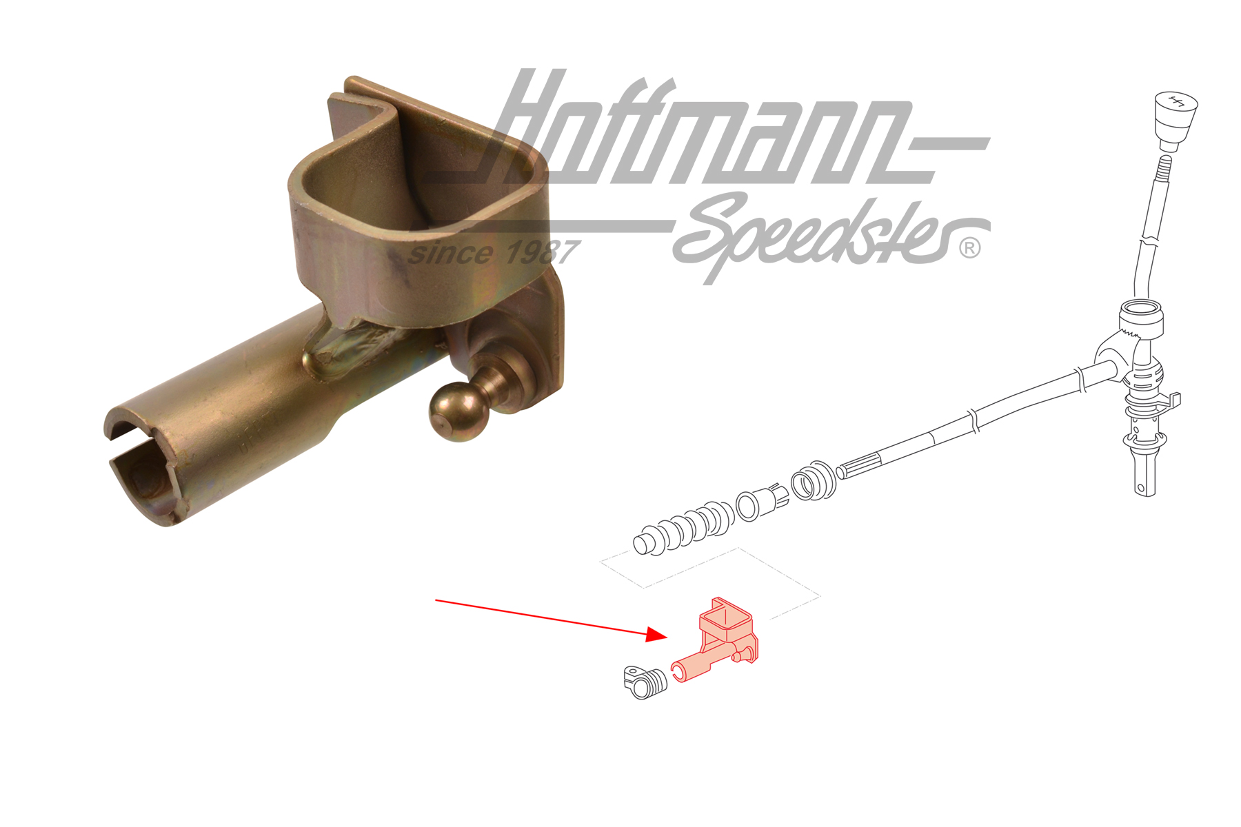 Guidage de tige de commande, 1.1-1.3, 80-83 | 171 711 211 D | 170-2118-20