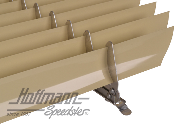 Jalousie de lunette arrière, alu, beige, 64-71                                                      