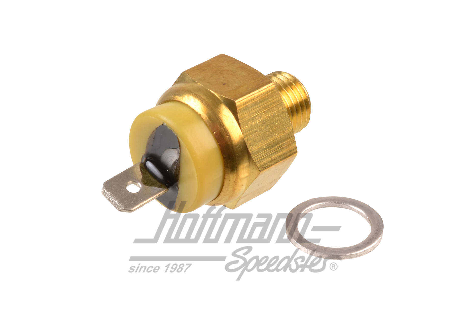 Interrupteur thermique, jaune, 70°C, M10x1 (nouvelle forme) | 191 919 521 A gelb | 190-1828-10