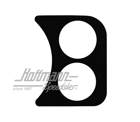 Enjoliveur, droite, 2x52, noir | --- --- --- | 010-2802-04