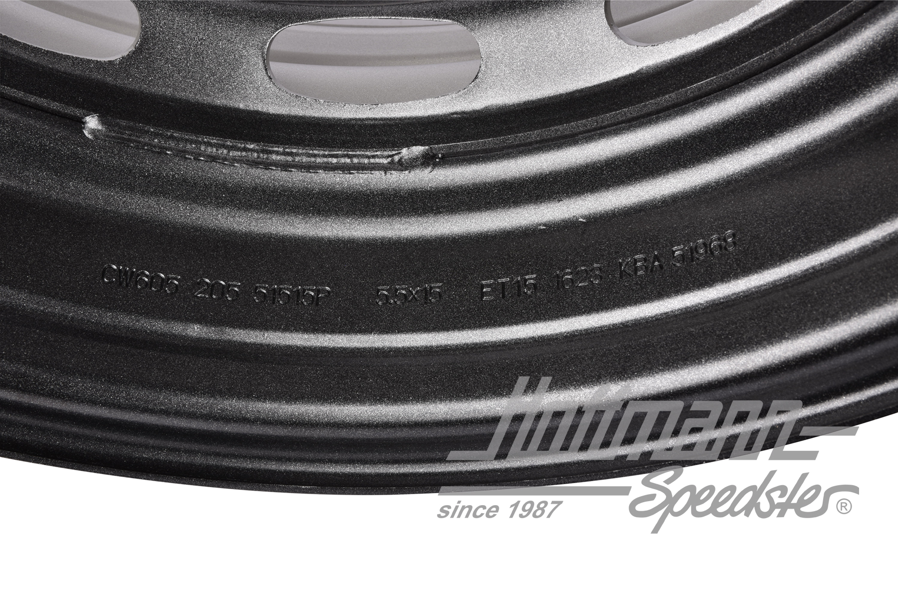 Jante en acier, 5.5x15, ET15, avec ABE                                                              