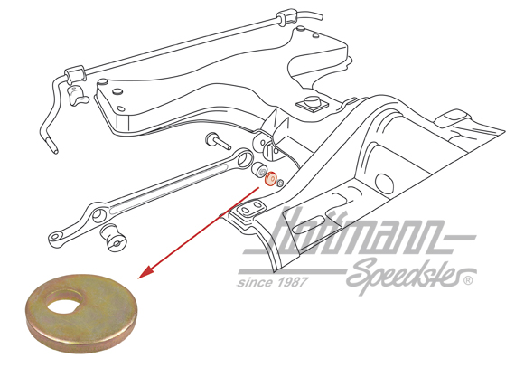 Rondelle excentrique, 1302/1303 | 113 407 177 A | 020-2584-10