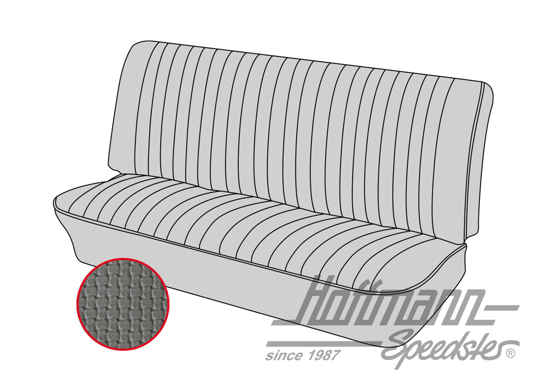 Housse de banquette, Type 3, 4.61-7.72, gris | 43-3211-06 | 069-9623-06