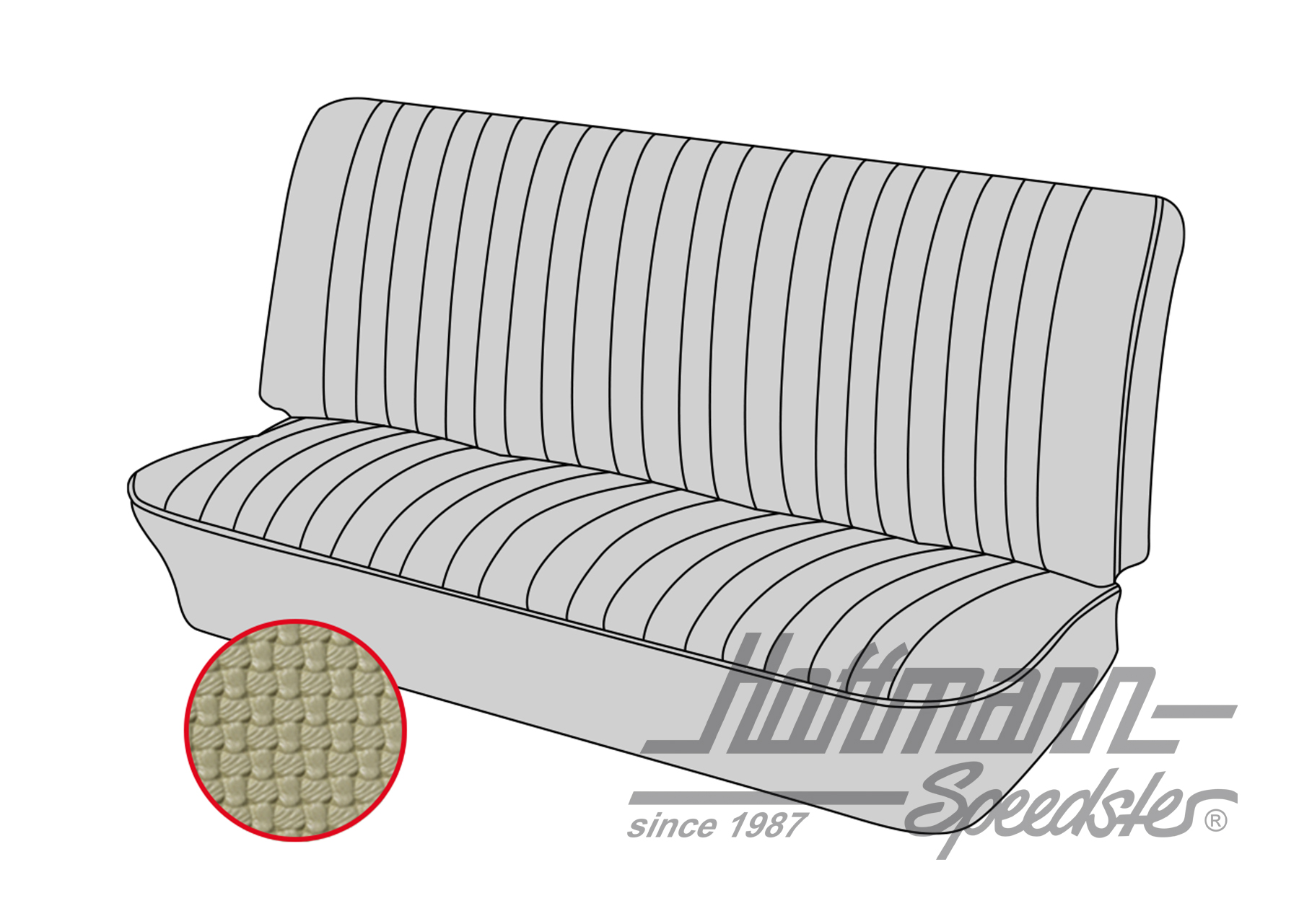 Housse de banquette, Type 3, 4.61-7.72, beige | 43-3211-04 | 069-9623-04