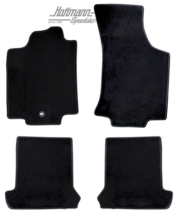 Tapis de sol, noirs, 4-pièces, Golf 3 |  | 200-6010