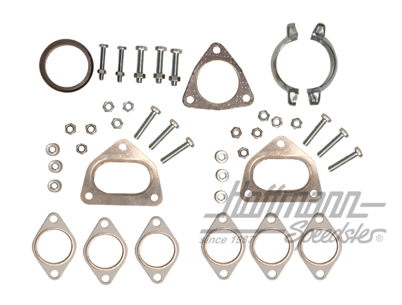 Jeu de fixation, échappement/boîte de chauffage                                                     