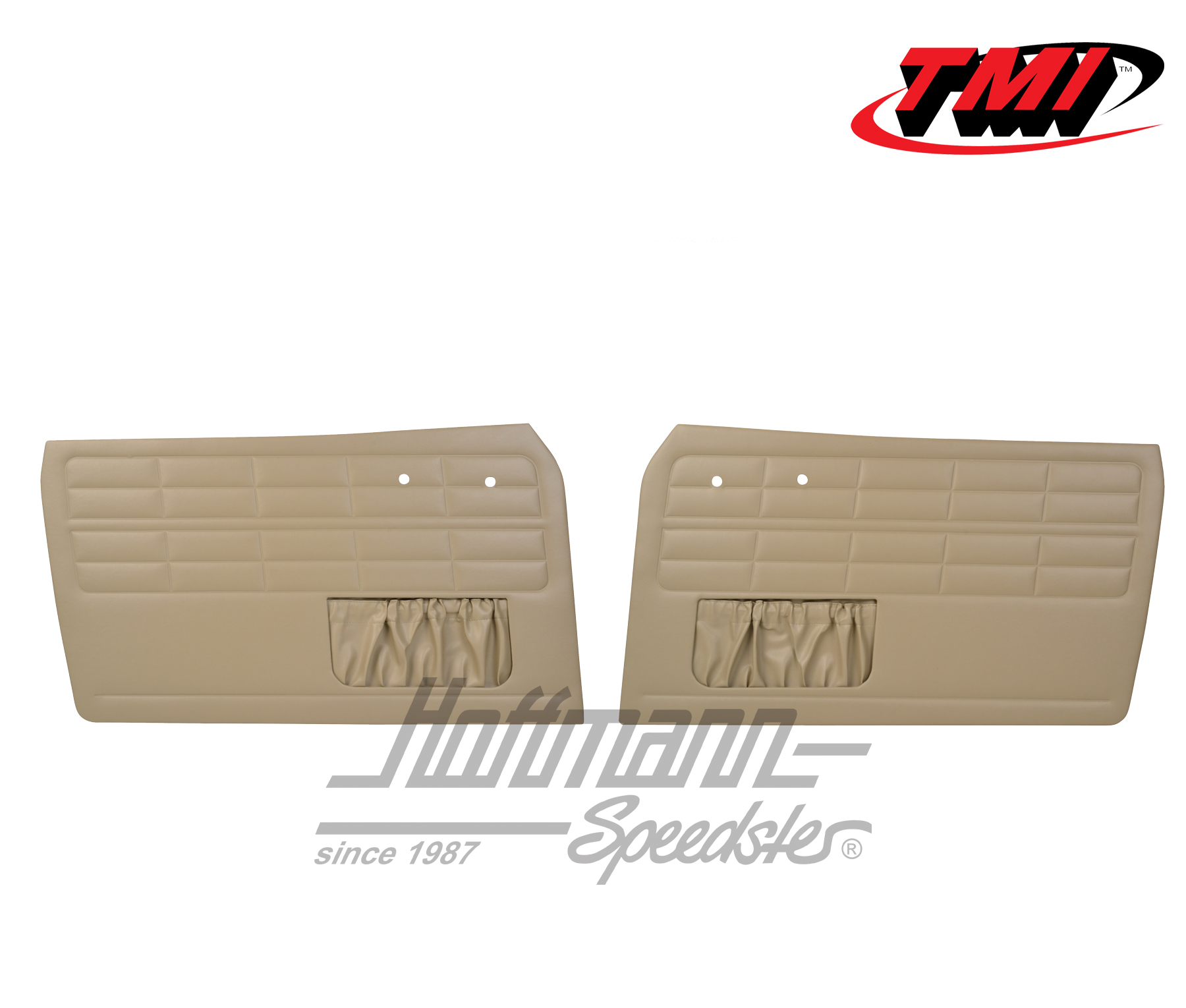 Panneaux intérieurs de portes, Karmann Ghia, -7.63, beiges | 10-1504-14 | 066-0020-05