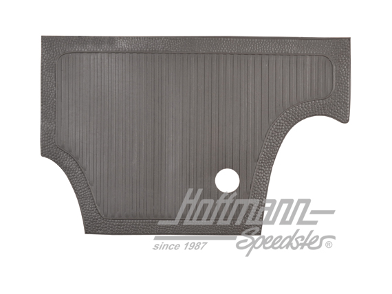 Tapis caoutchouc, cloison pédalier, 8.65-, gris | 113 863 107 AGY | 020-5455-04