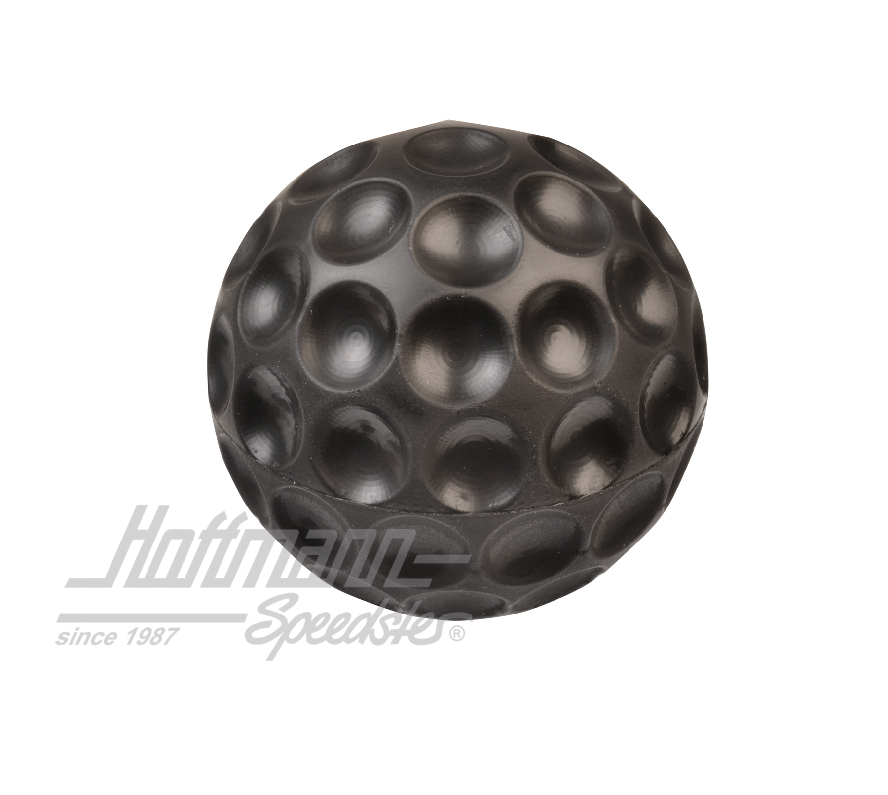 Pommeau du levier de vitesses, "Balle de Golf", noir, KAMEI | 039140/01 | 020-0035-04