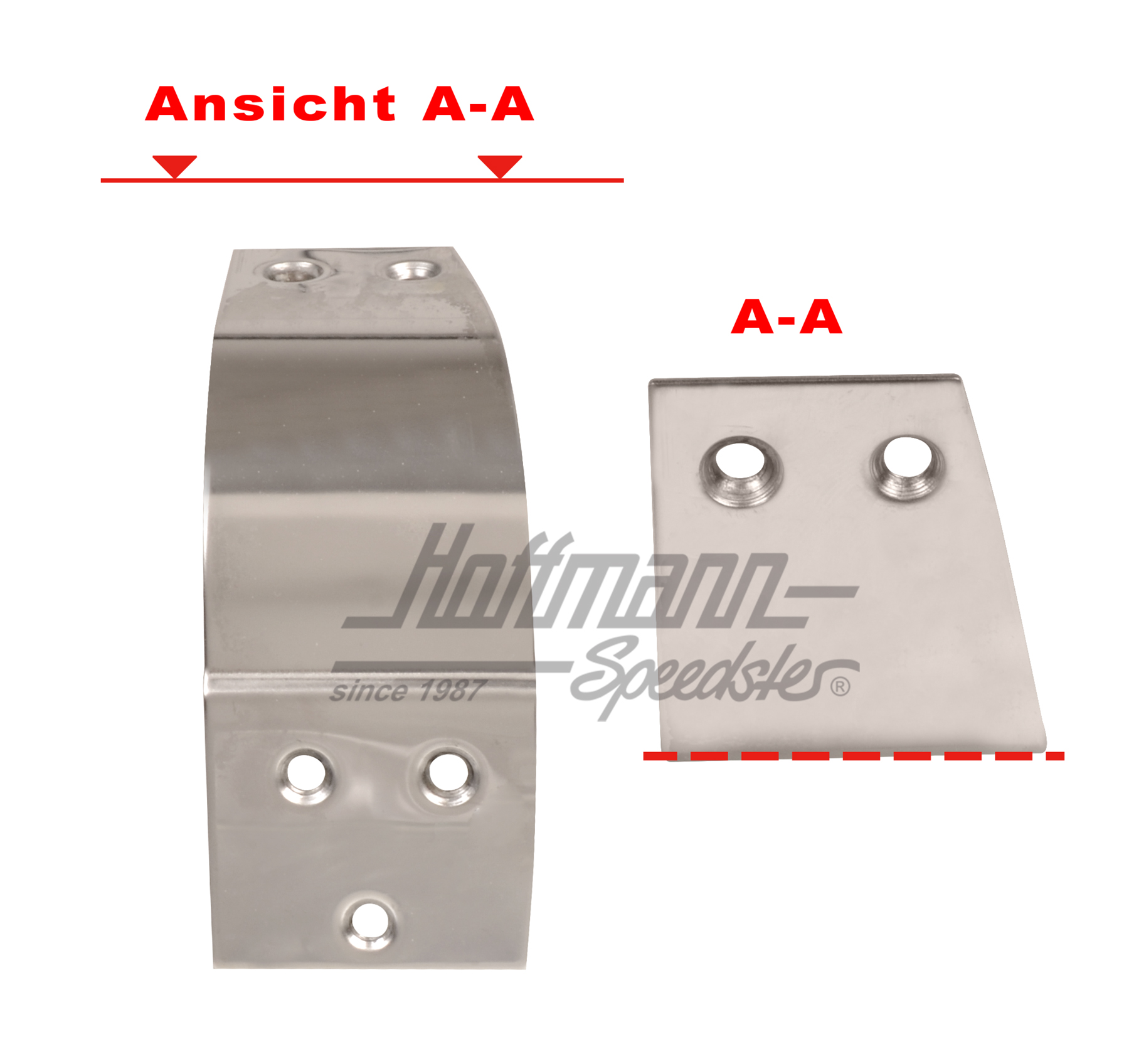 Cache, colonne-B, Cabriolet, 58-74, droite                                                          