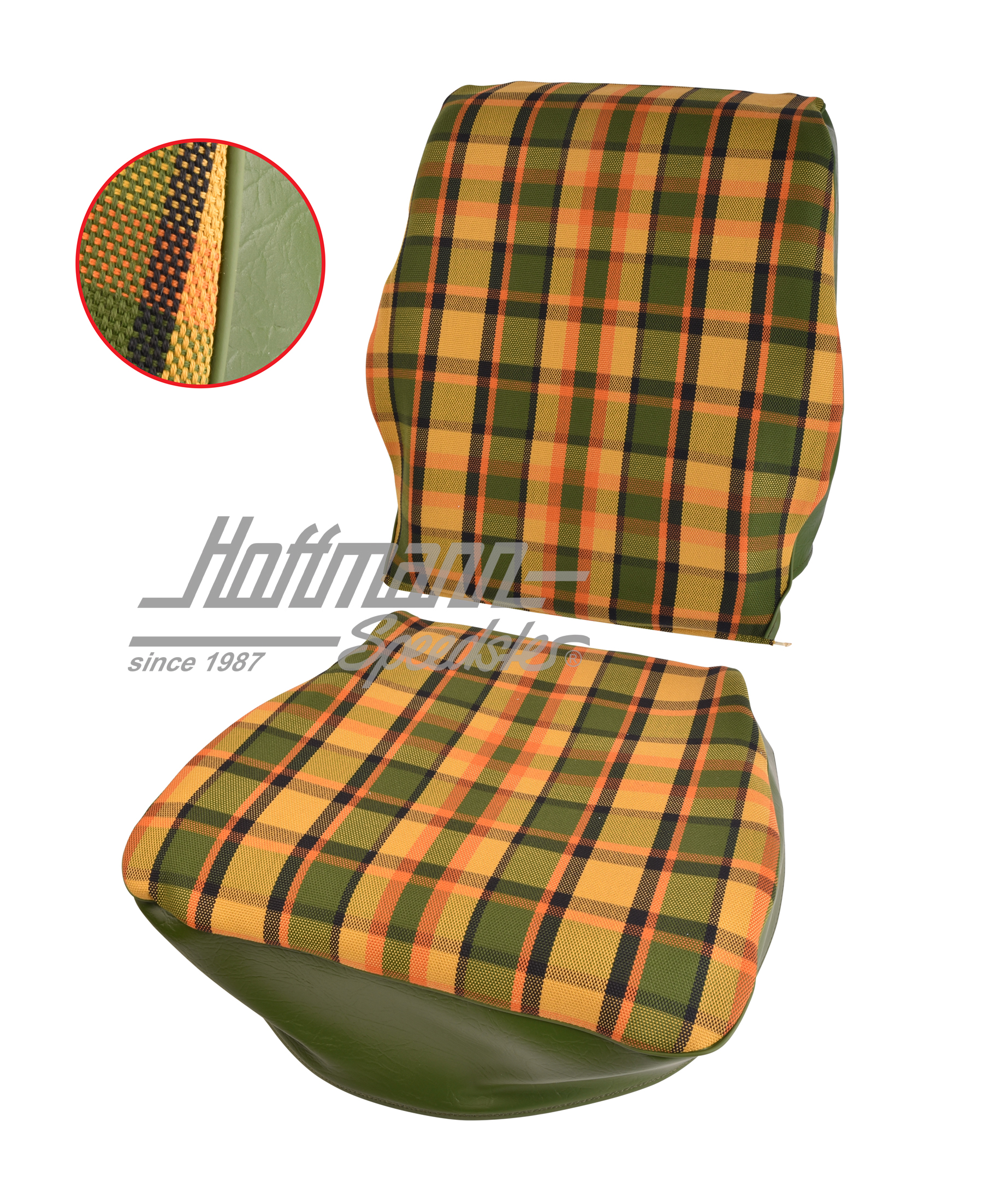 Housse de siège, Westfalia, jaune/orange/vert, 74-79 |  | 098-0599-59