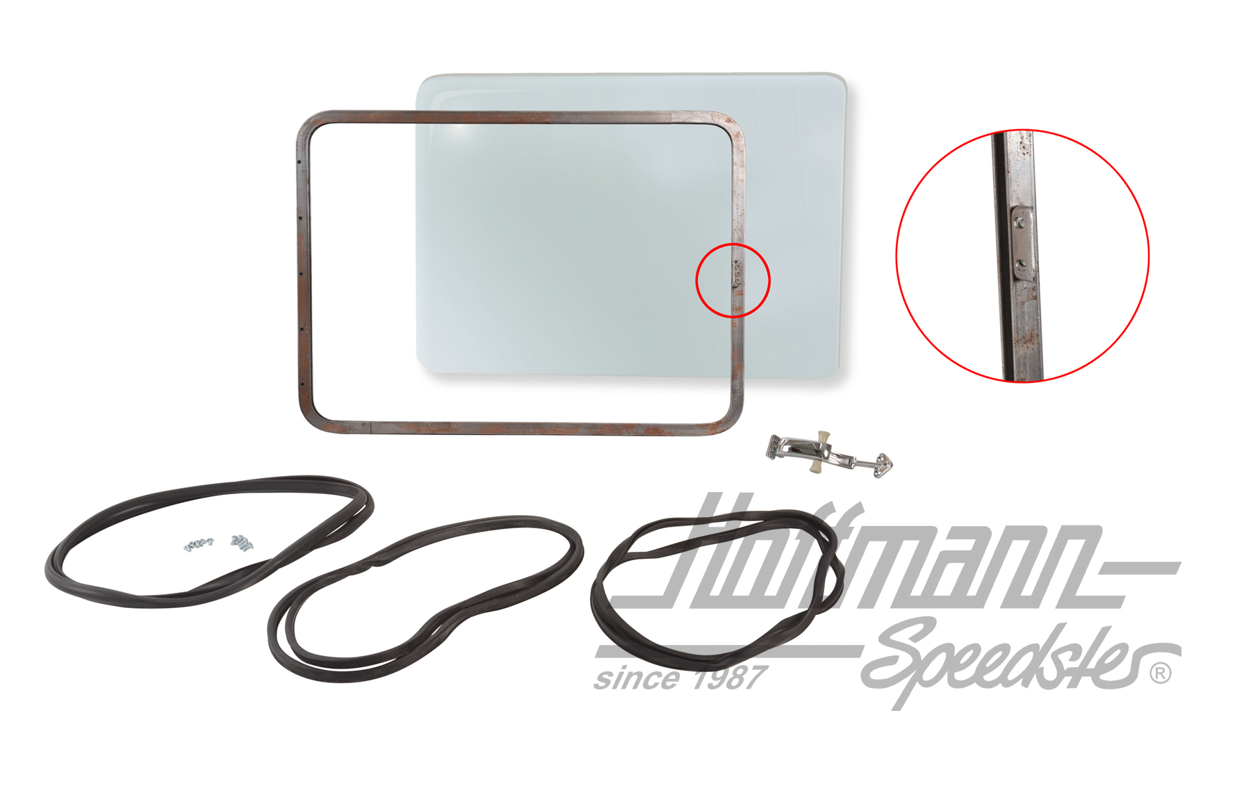 Jeu de vitres pop-out
, transparent, arrière, nu | 211 898 105 A | 089-3840-25