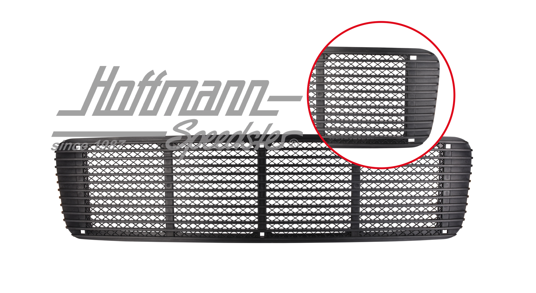 Grille de capot-moteur, 911, noire, 74-89                                                           