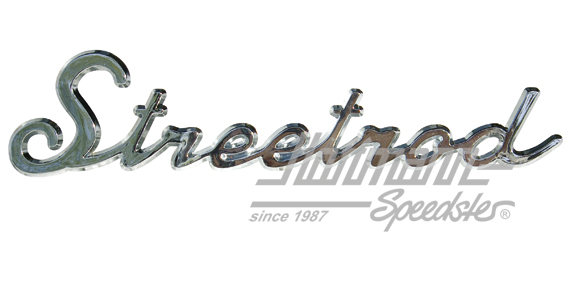 Sigle "Streetrod", chromé, 18 x 4 cm |  | 020-6075