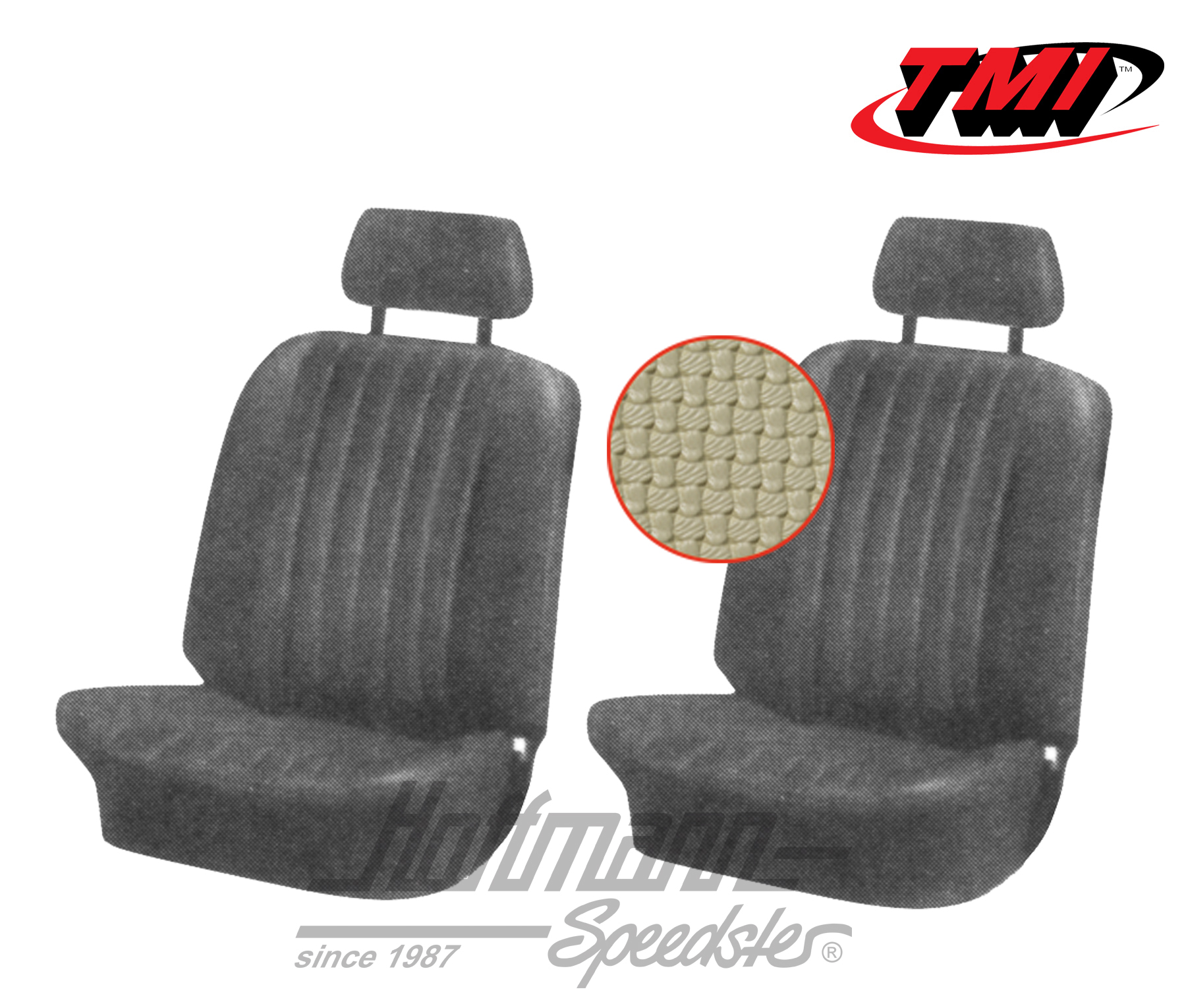 Housses de sièges, Karmann Ghia, 71-74, beiges | 43-1507-04 | 066-0076-30