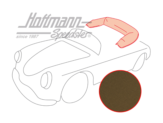 Housse de capote, 58-65, Sonnenland, beige foncé                                                    