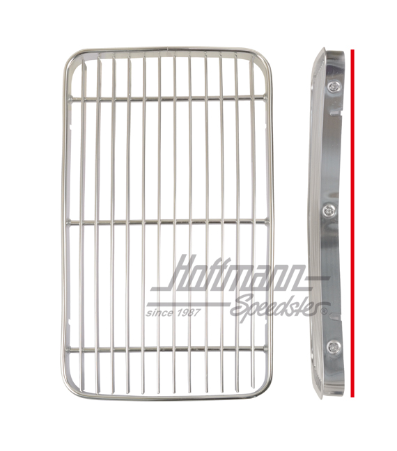 Grille de capot-moteur, bombée, 356 Cabriolet                                                       
