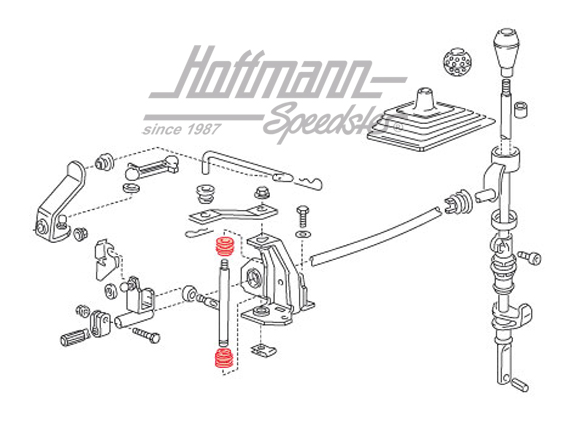 Douille, arbre de renvoi, 1.5-1.8                                                                   