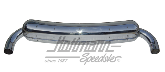 Silencieux de sport, inox, 2x70mm, 66-73                                                            