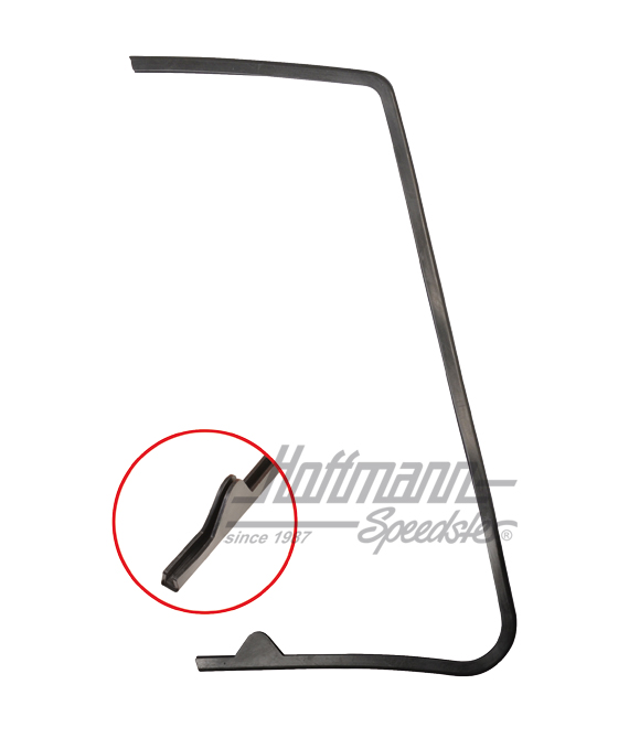 Joint, vitre de déflecteur / cadre | 211 837 271 | 089-0105-10