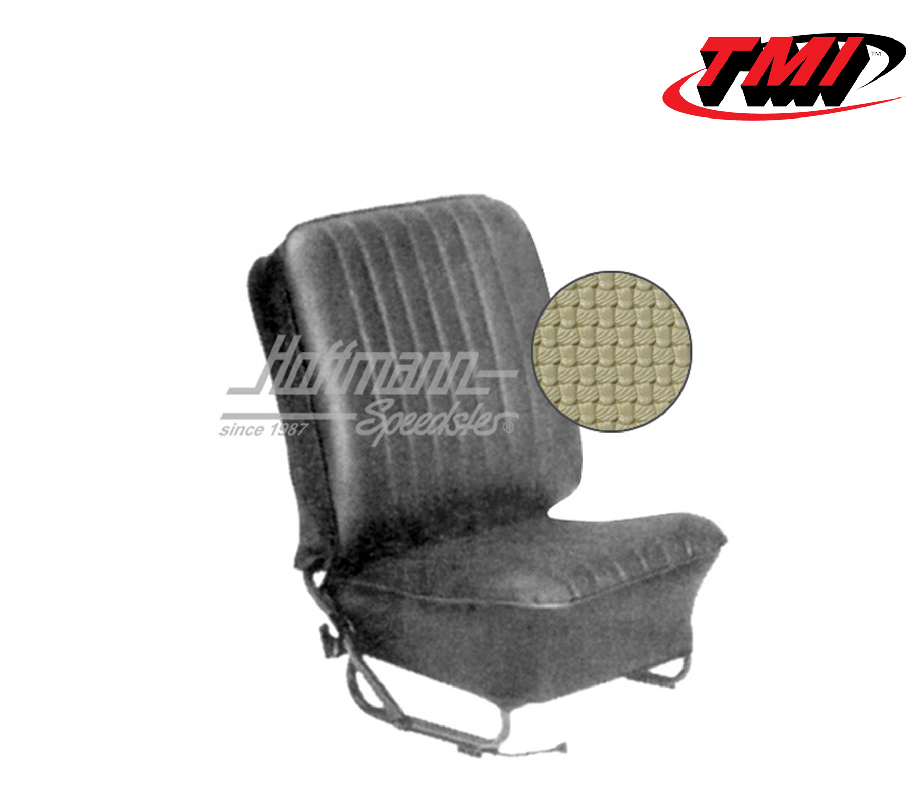 Housses de sièges, Cabriolet, 8.57-7.64, tissu natté, beiges | 43-1322-04 | 055-6630