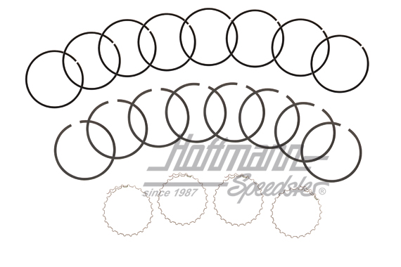 Segments de piston, 84mm, 1500, pour 4 pistons                                                      