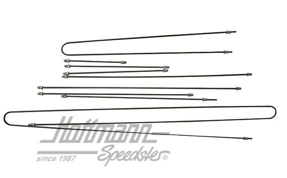 Kit de tuyauterie de frein, Bus T1, 4.55-2.56 | 211 698 005 A | 089-2550-06